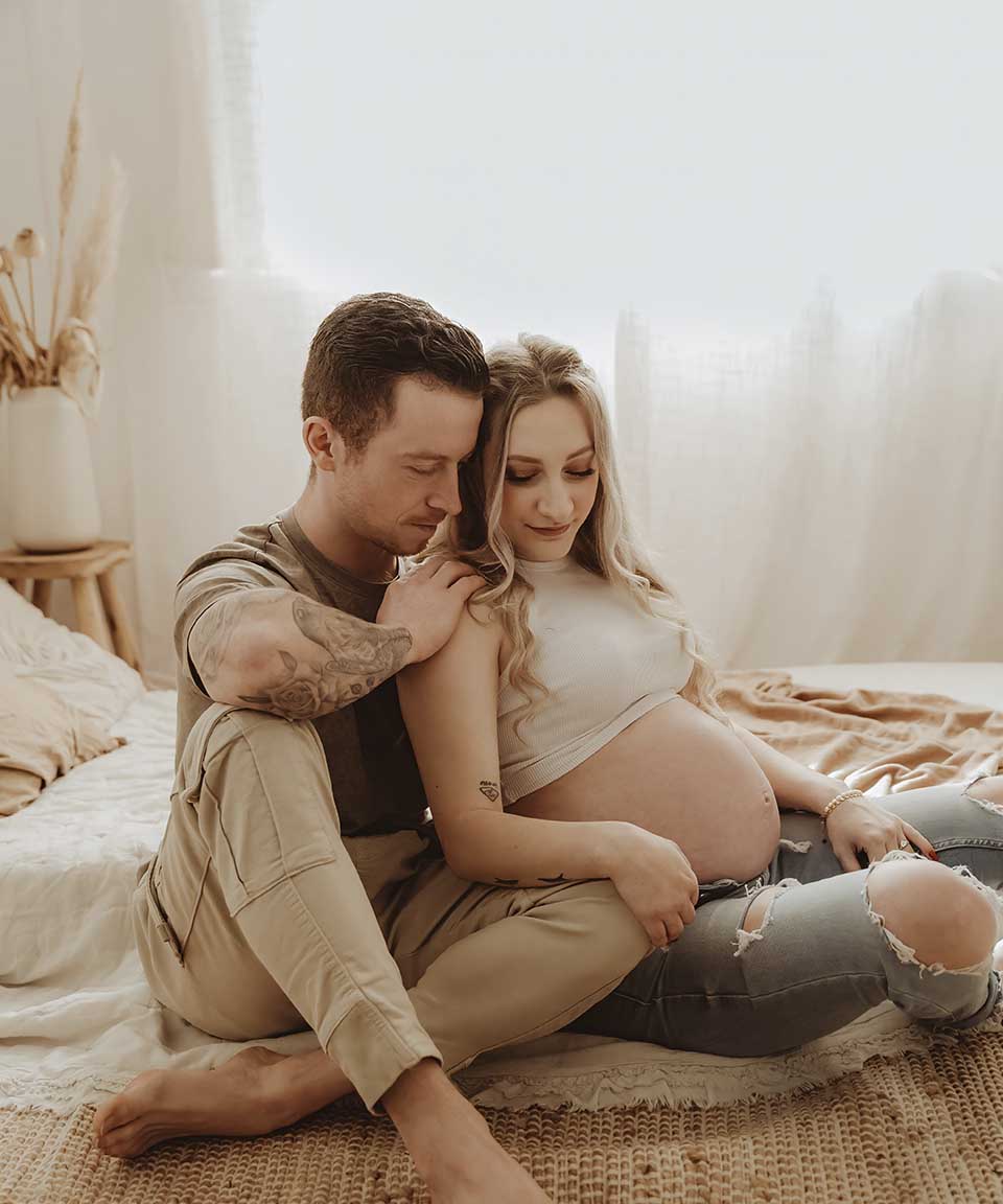 Moeder en baby fotoshoot ideeën