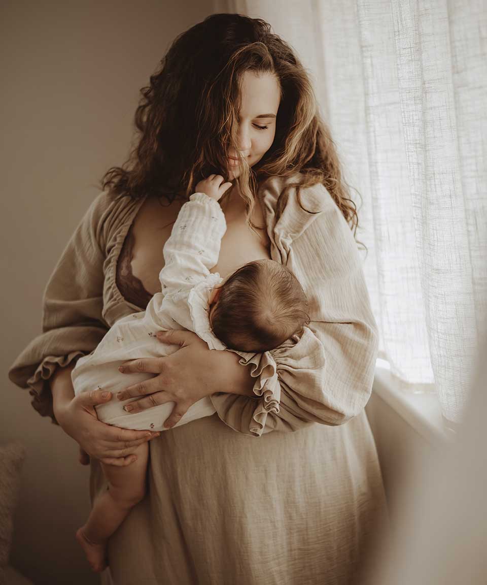 Moeder en baby fotoshoot ideeën